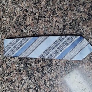 Cappuccino vintage tie pattern 100% silk .